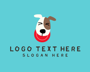 Dog - Frisbee Dog Play logo design