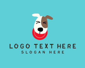 Play - Frisbee Dog Play logo design