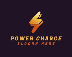 Lightning Electrical Power logo design