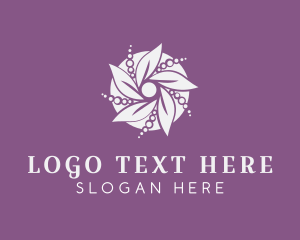 Fragrance - Glamour Flower Pearls logo design