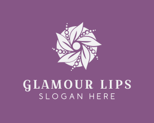 Glamour Flower Pearls logo design