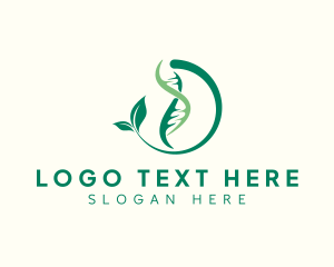 Organism - DNA Leaf Science logo design