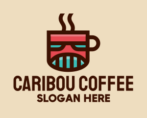 Robot Coffee Mug  logo design