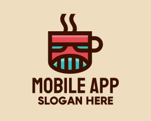 Coffee Brand - Robot Coffee Mug logo design