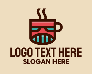 Robot Coffee Mug  Logo