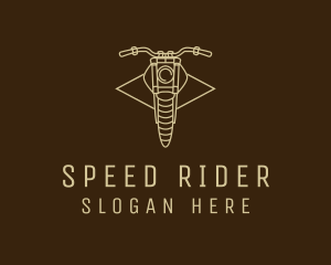 Motorbike - Retro Motorcycle Motorbike logo design