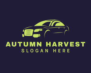 Auto - Green Car Vehicle logo design