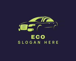 Road Trip - Green Car Vehicle logo design