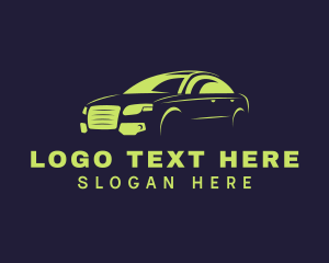 Car - Green Car Vehicle logo design