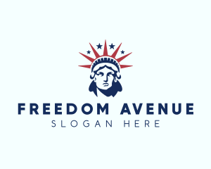 Liberty - Liberty Statue America logo design