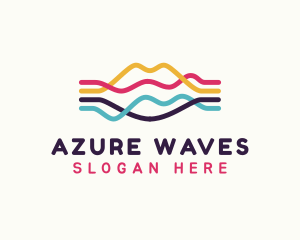 Creative Lip Waves logo design