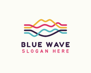 Creative Lip Waves logo design