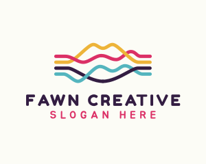 Creative Lip Waves logo design