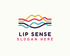 Creative Lip Waves logo design