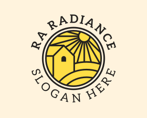 Sun Farmland Barn  logo design