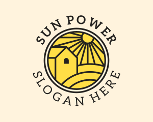 Sun Farmland Barn  logo design