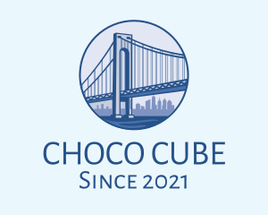 Road - New York Bridge logo design