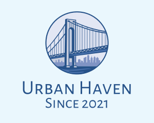 New York Bridge logo design