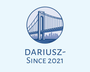 Nyc - New York Bridge logo design