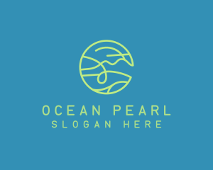 Ocean Summer Sea logo design