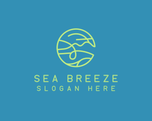 Ocean Summer Sea logo design