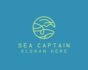 Ocean Summer Sea logo design