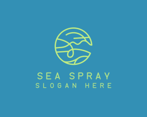 Ocean Summer Sea logo design