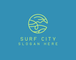 Ocean Summer Sea logo design