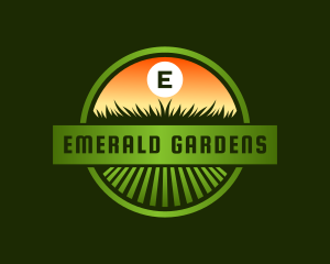 Grass Lawn Maintenance logo design