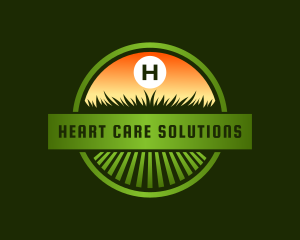 Grass Lawn Maintenance logo design