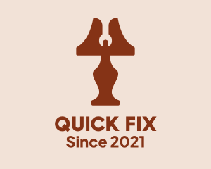 Table Lamp Wrench Fix logo design