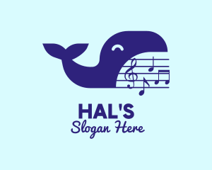 Blue Whale Musical Logo