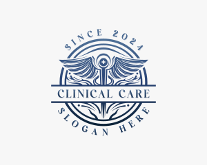 Medical Caduceus Hospital logo design