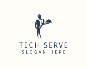 Server - Restaurant Butler Server logo design