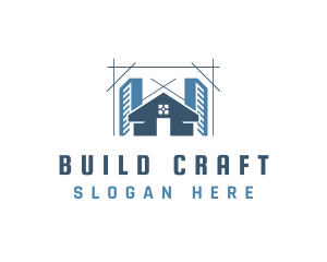 Architecture Building Infrastructure logo design