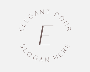 Minimalist Elegant Fashion logo design