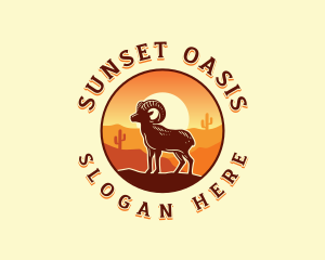 Desert Bighorn Sheep logo design