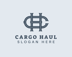 Simple Elegant Company Letter HC logo design