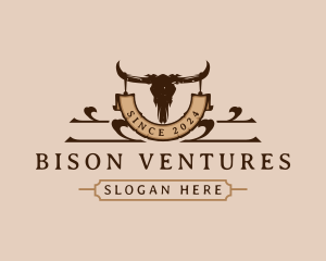 Rustic Bull Ranch logo design