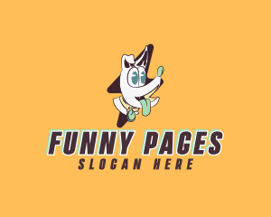 Funny Flash Dog logo design