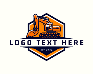 Industrial Backhoe Demolition Logo