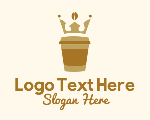 Cup - Crown Coffee Cup logo design