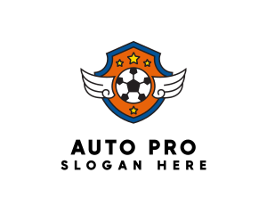 Soccer Coach - Soccer Team Shield logo design