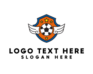 Soccer Ball - Soccer Team Shield logo design