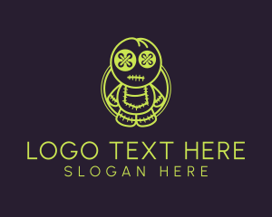 Scary - Scary Voodoo Doll logo design