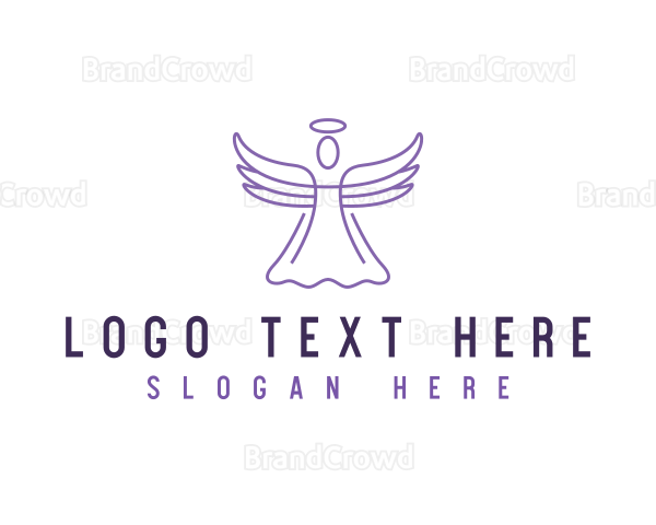 Holy Angel Wing Logo