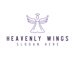 Holy Angel Wing  logo design