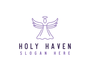 Holy Angel Wing  logo design