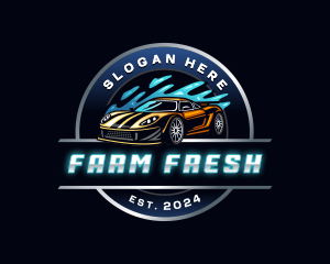 Car Wash Automotive logo design