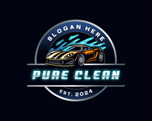 Disinfect - Car Wash Automotive logo design